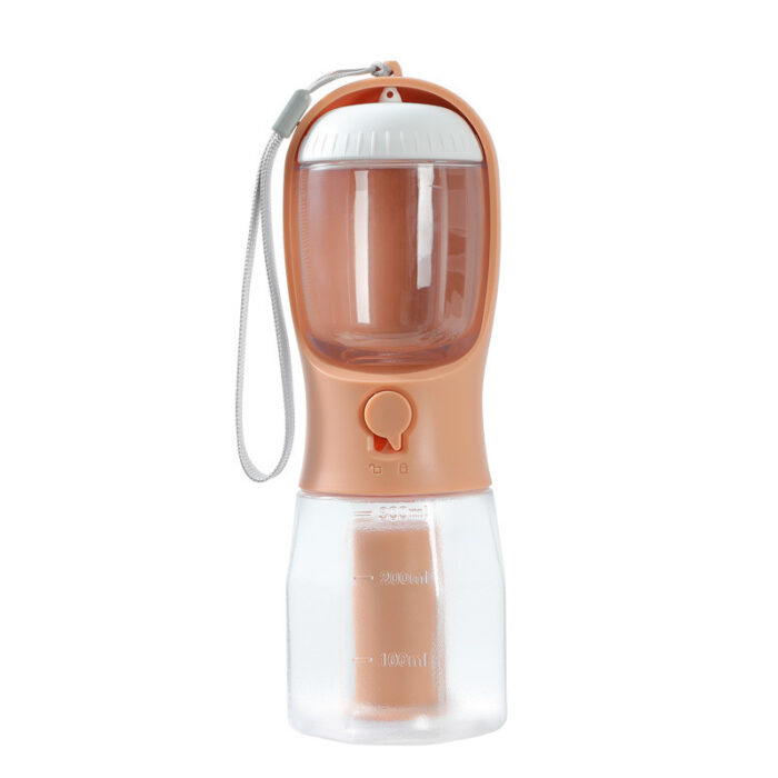 3-in-1 Portable Dog Water Bottle & Food Container with Waste Bag Dispenser - Image 5