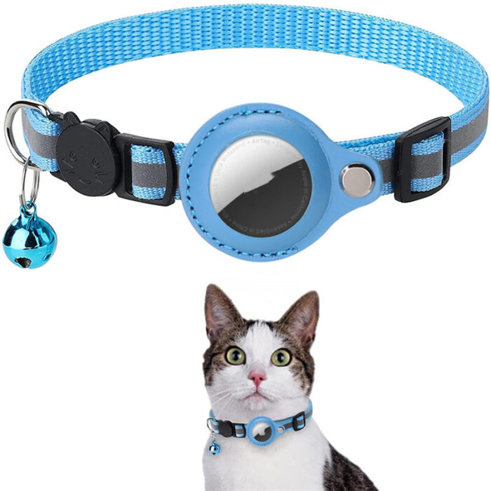 Reflective Waterproof AirTag Pet Collar with Protective Case - Image 7