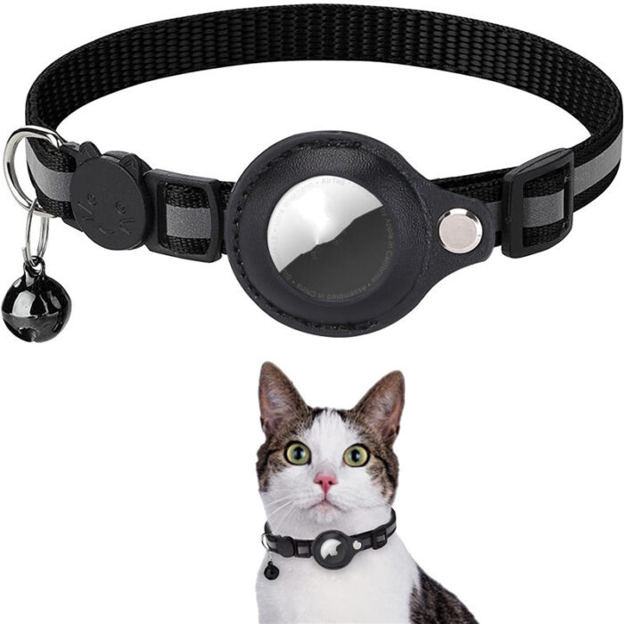 Reflective Waterproof AirTag Pet Collar with Protective Case - Image 4