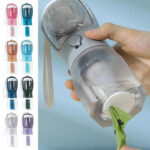 3-in-1 Portable Dog Water Bottle & Food Container with Waste Bag Dispenser - Image 9