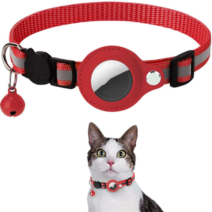 Reflective Waterproof AirTag Pet Collar with Protective Case - Image 10