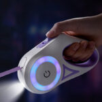 GlowLeash Pro – Retractable LED Dog Leash & Collar