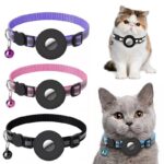 Reflective Waterproof AirTag Pet Collar with Protective Case