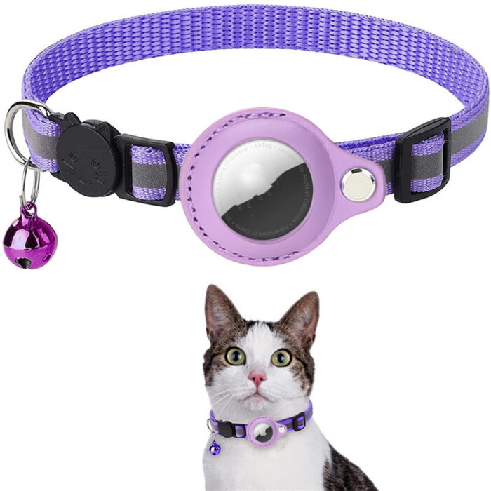 Reflective Waterproof AirTag Pet Collar with Protective Case - Image 9